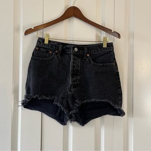 ABERCROMBIE & FITCH High Rise 4" Mom Shorts